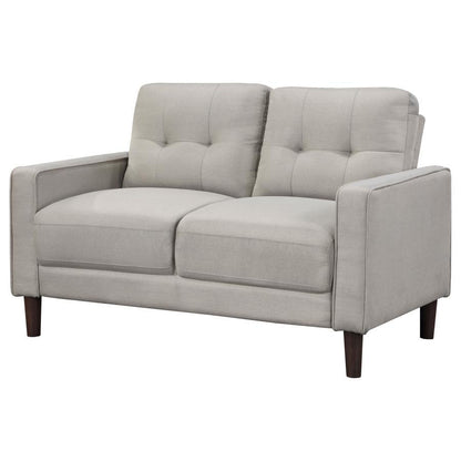 Bowen - Upholstered Track Arm Tufted Loveseat Coaster Fine Furniture