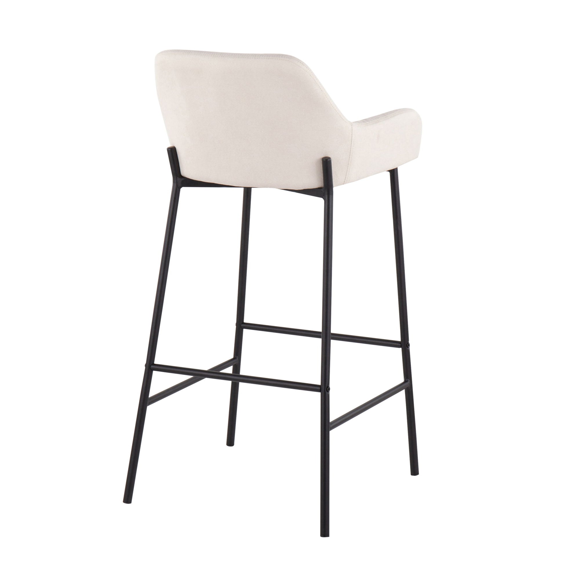 Daniella - Industrial Fixed Height Bar Stool (Set of 2) Lumi Source
