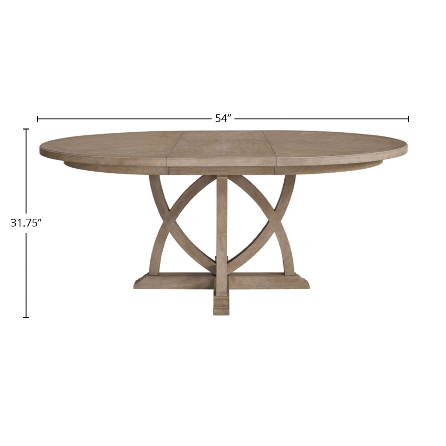 Round Dining Extendable Dining Table - Sand Bernards Furniture