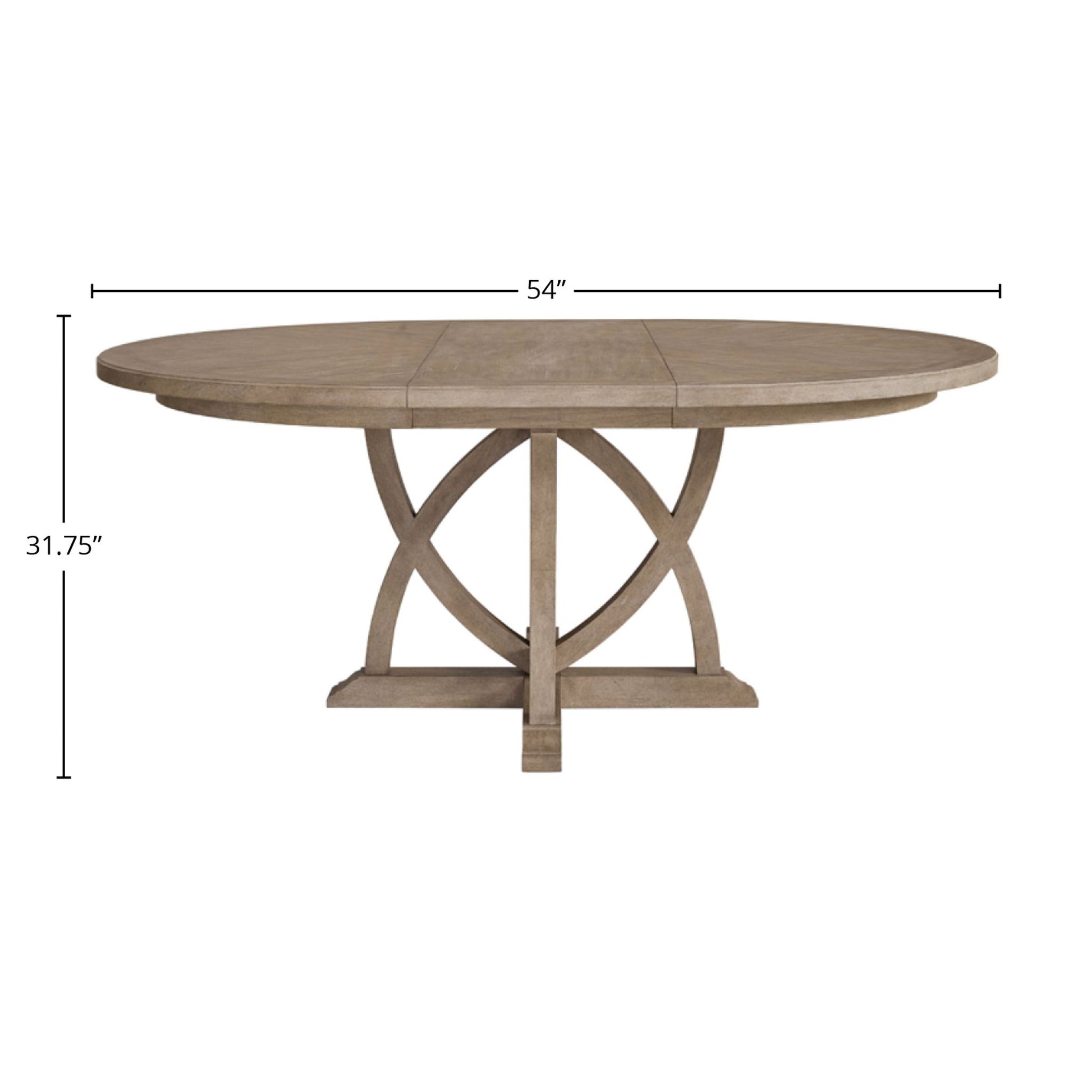 Round Dining Extendable Dining Table - Sand Bernards Furniture