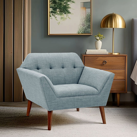 Newport - Lounge Chair - Light Blue INK+IVY