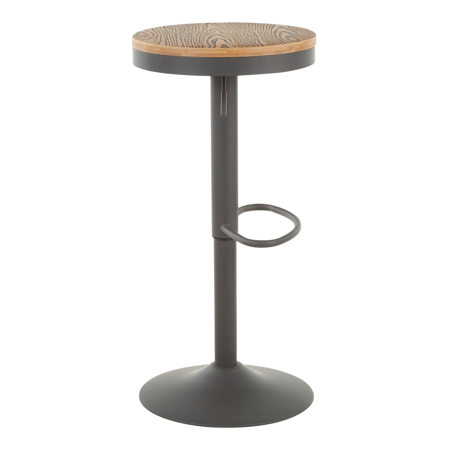 Dakota - Industrial Adjustable Barstool (Set of 2) Lumi Source