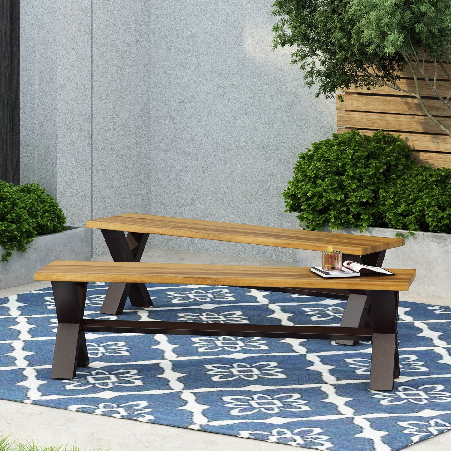 Sanibel - Dining Bench - Teak Noble House