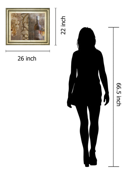 Vintage I By Mallett, K. - Framed Print Wall Art - Dark Gray