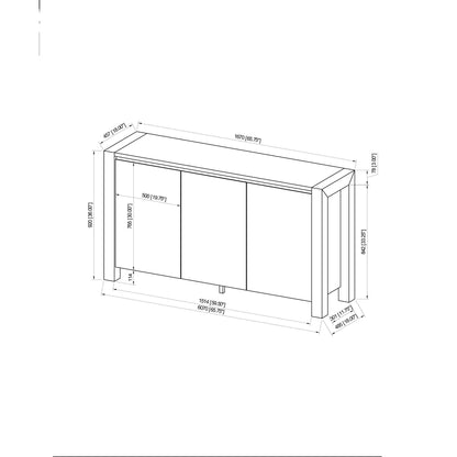Vanilla - Buffet - Beige / Light Natural Global Furniture USA