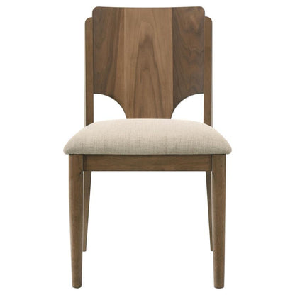 Crestmore - Dining Chair Upholstered Seat (Set of 2) - Walnut Coaster Fine Furniture