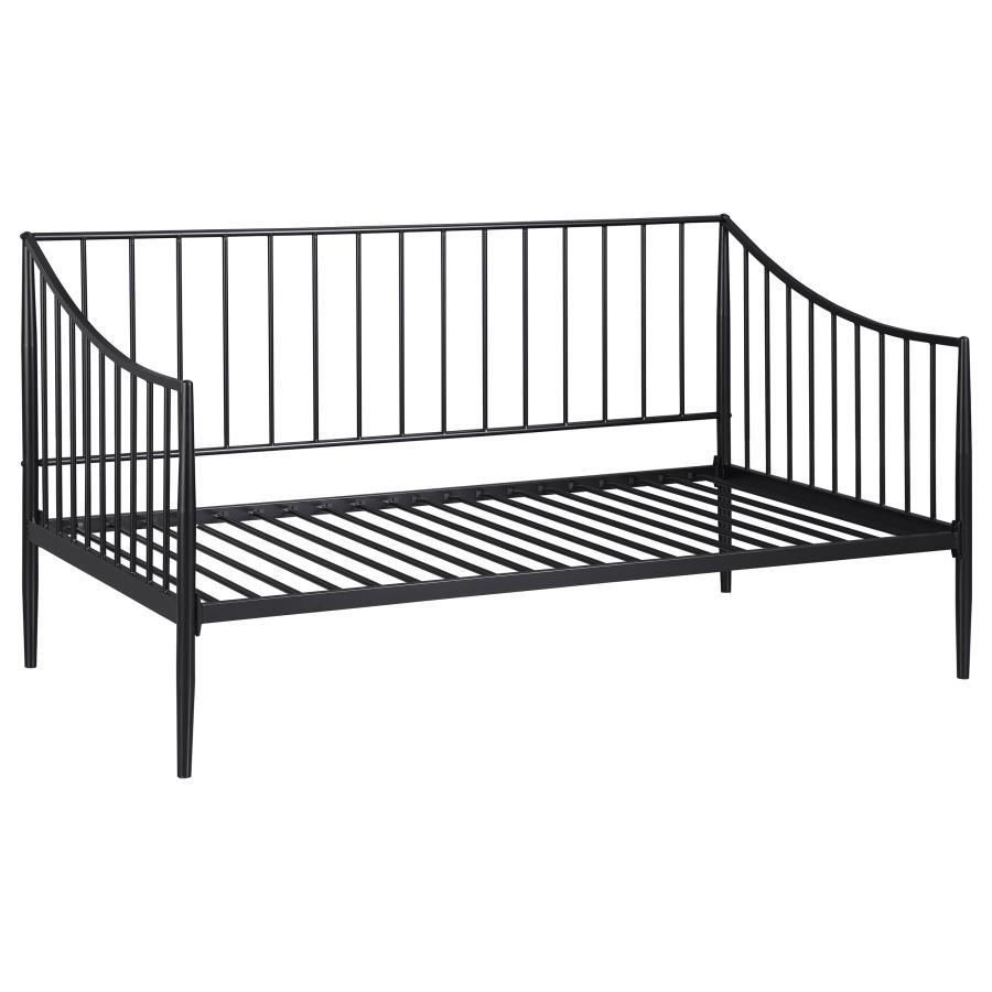 Newbury - Metal Twin Daybed Bed Frame - Matte Black Coaster Fine Furniture