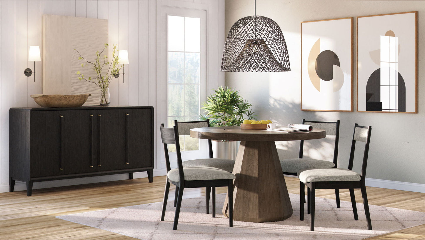 Elegant Round Dining Table Bernards Furniture