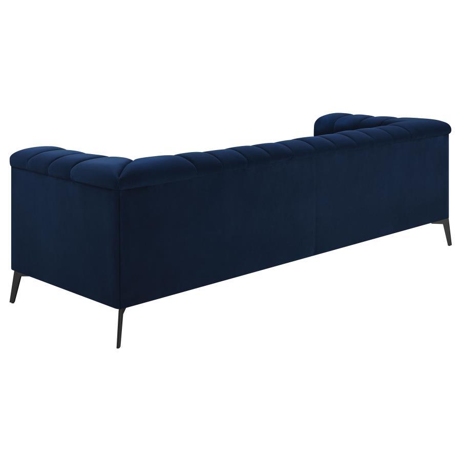 Chalet - Upholstered Tuxedo Arm Tufted Sofa Set CoasterEssence