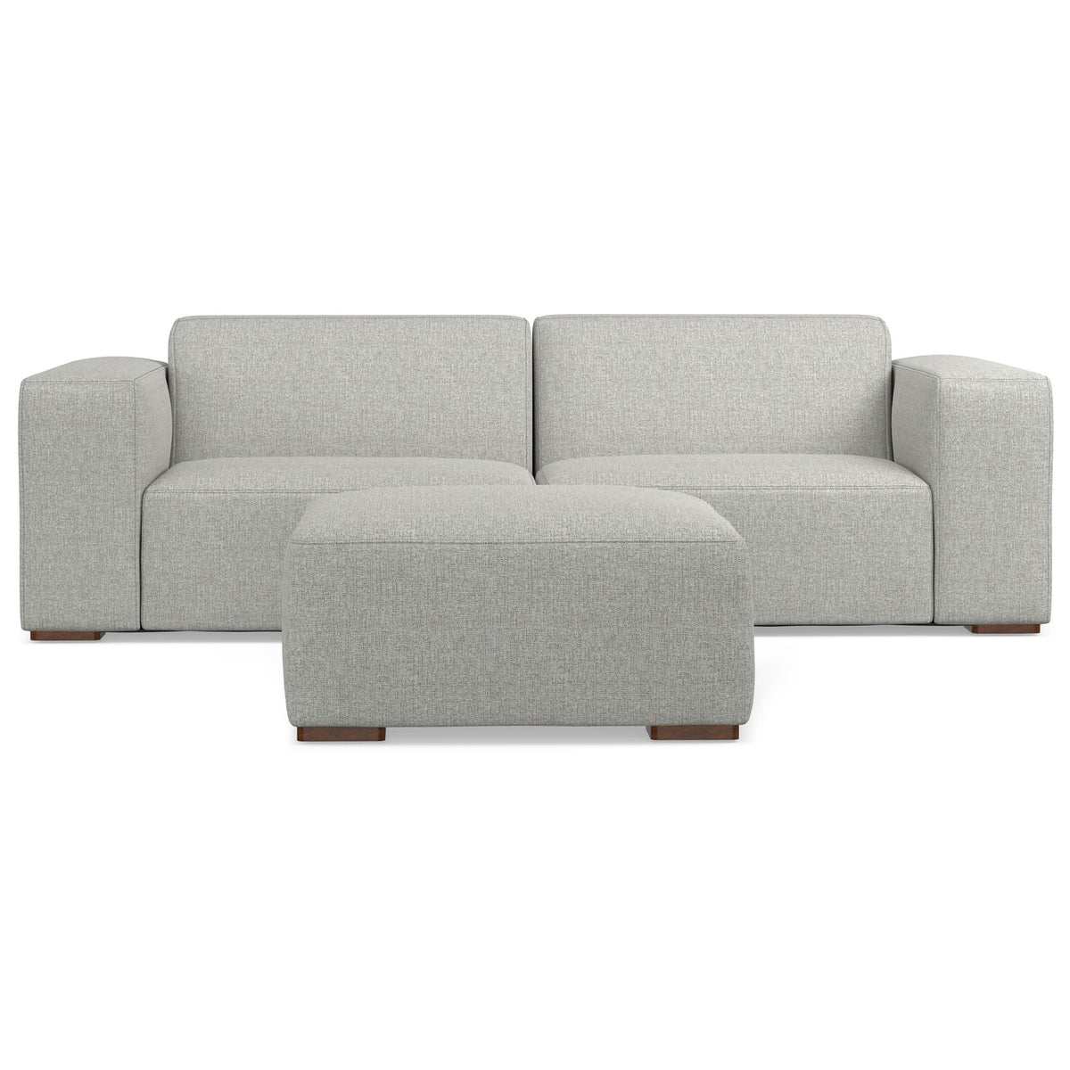 Rex - Handcrafted Sectional Sofa And Ottoman Simpli-Home