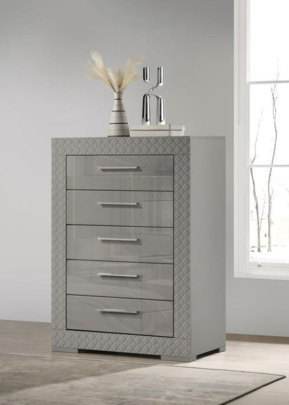 Ives - 5-Drawer Bedroom Chest Coaster Fine Furniture