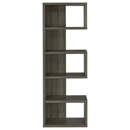 Joey - 5-tier Alternating Boxes Design Bookcase