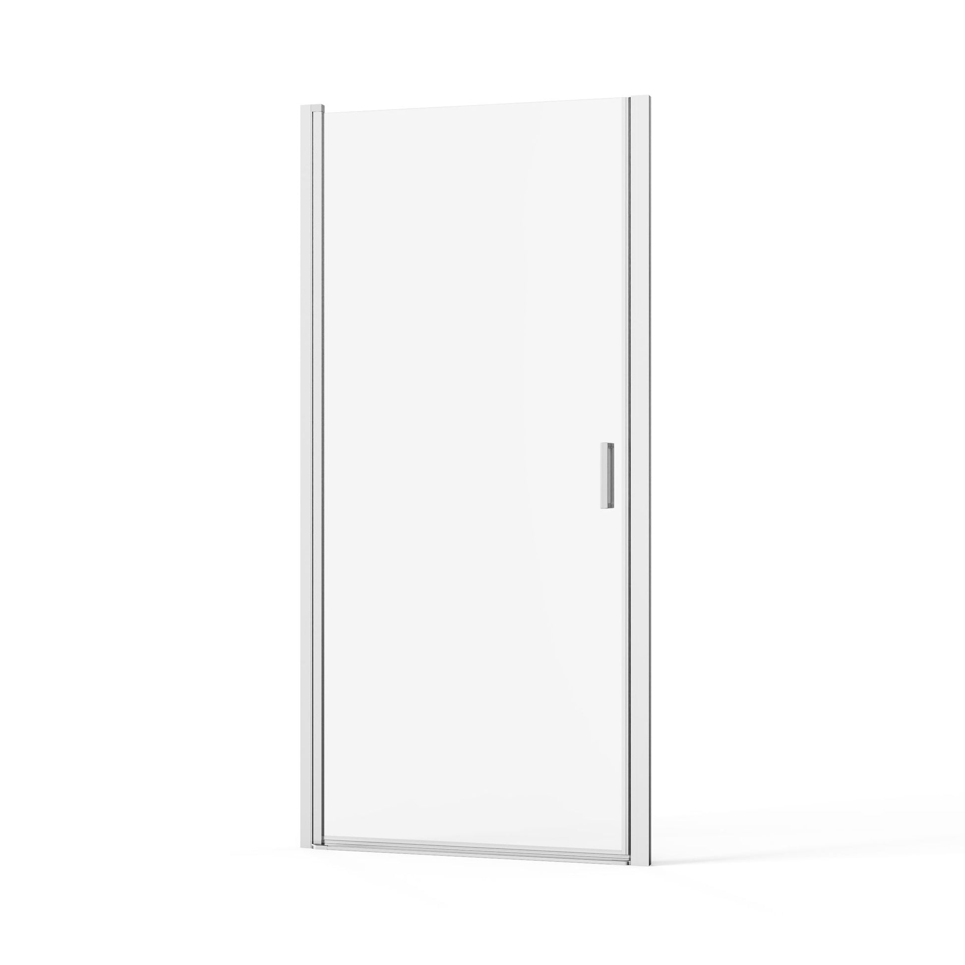 Pivot Shower Door, Tempered Glass, Semi Frameless Daily Nest