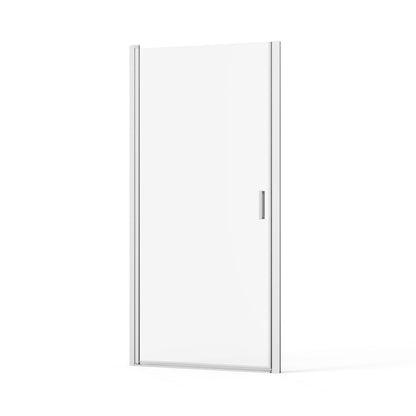 Pivot Shower Door, Tempered Glass, Semi Frameless Daily Nest