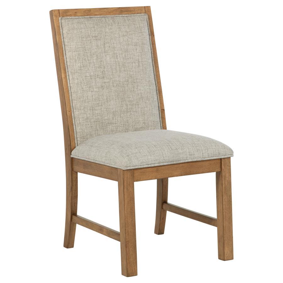 Bruner - Upholstered Dining Side Chair (Set of 2) - Brown Coaster Fine Furniture