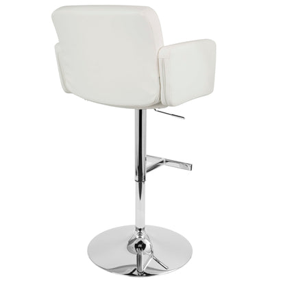 Stout - Contemporary Adjustable Barstool With Swivel Lumi Source