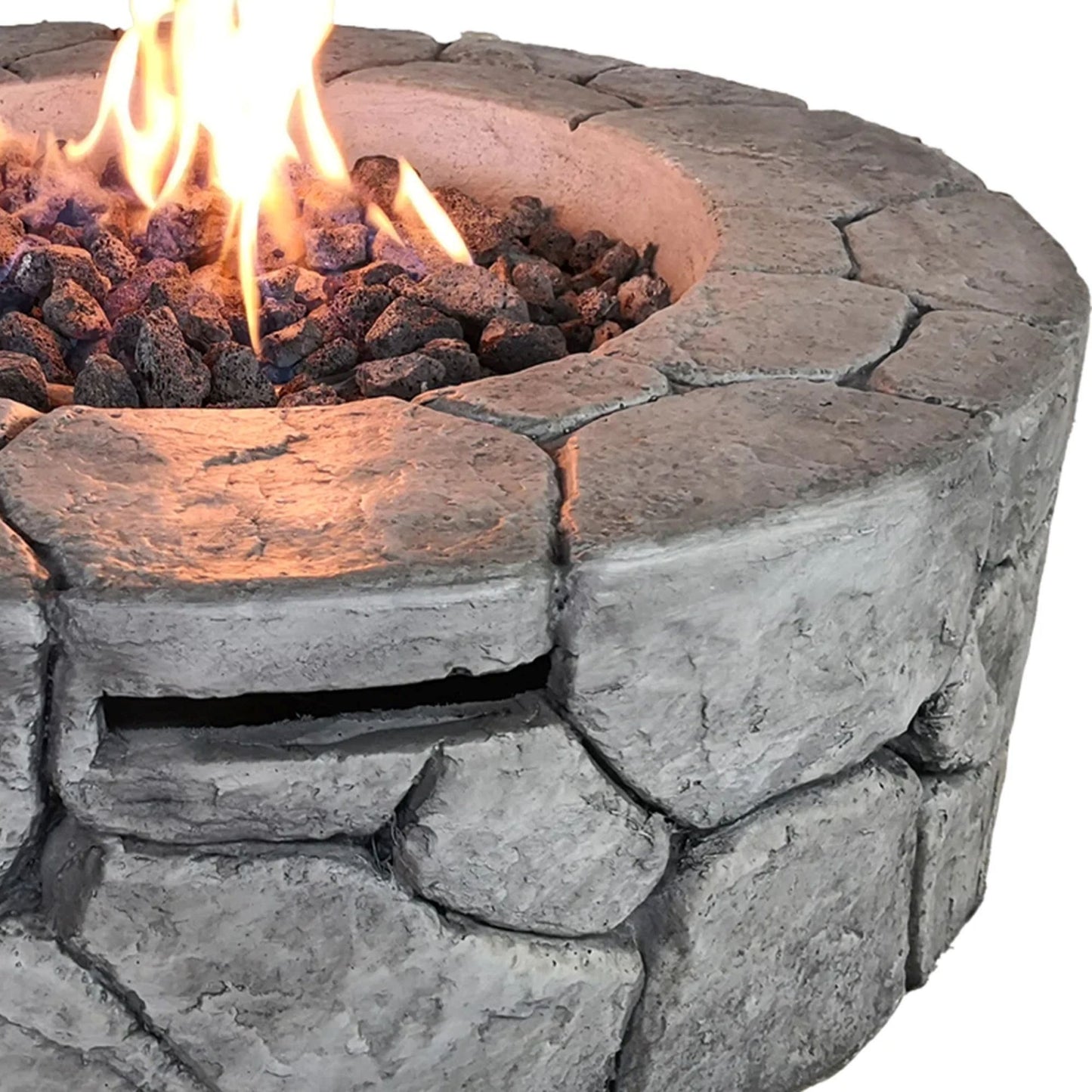 Reinforced - Outdoor Fire Pit Versatile Design LSI Patio Furniture