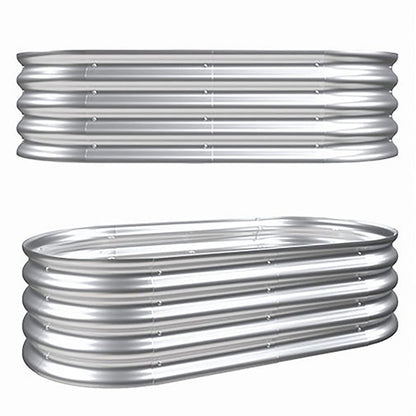 Heavy Duty Galvanized Raised Garden Bed Kit For Vegetables, Flowers & Herbs Daily Nest