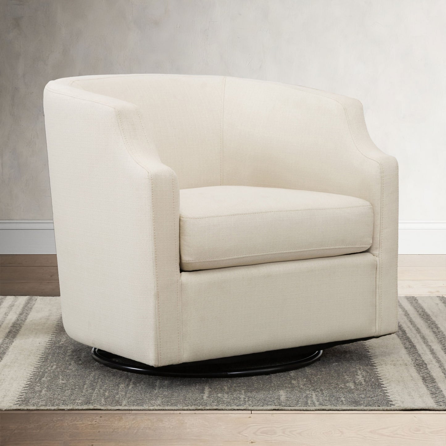 Isabelle - Swivel Glider Barrel Chair Ridgecrest Home