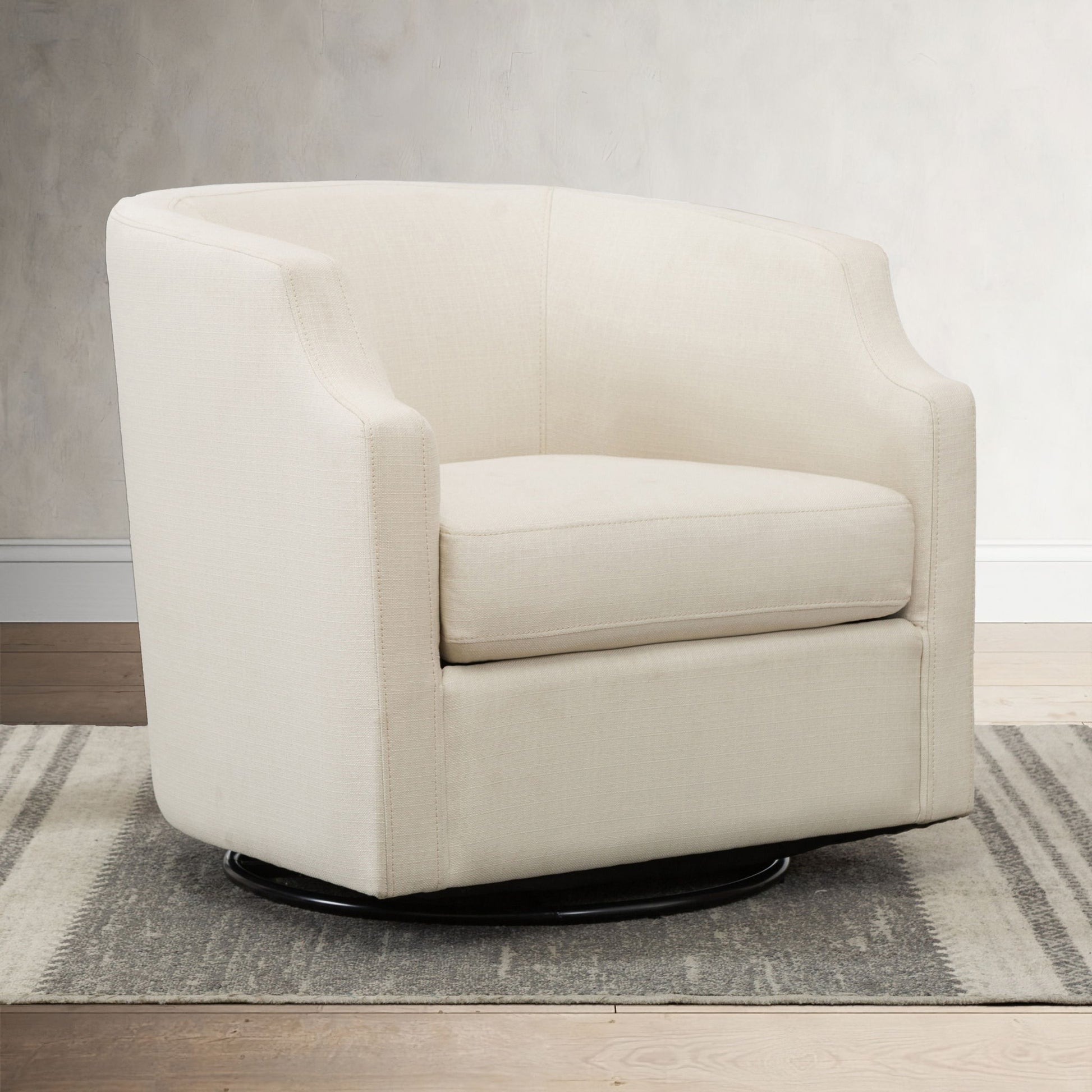 Isabelle - Swivel Glider Barrel Chair Ridgecrest Home