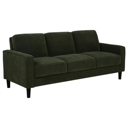 Ruth - Upholstered Track Arm Sofa Set
