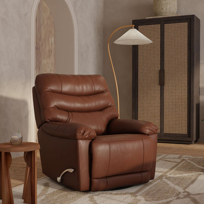 Oslo Antelope - Swivel Glider Recliner With Manual Footrest Home Essentials