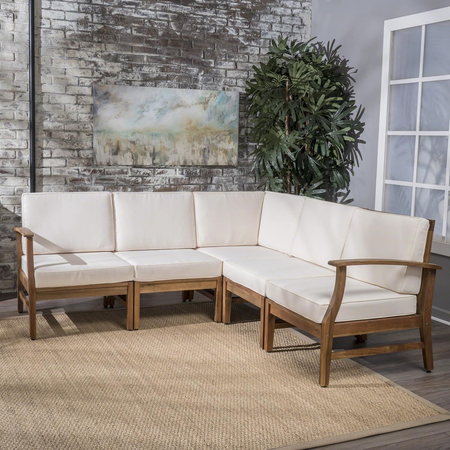 Perla - 5 Pieces Sofa Set Noble House
