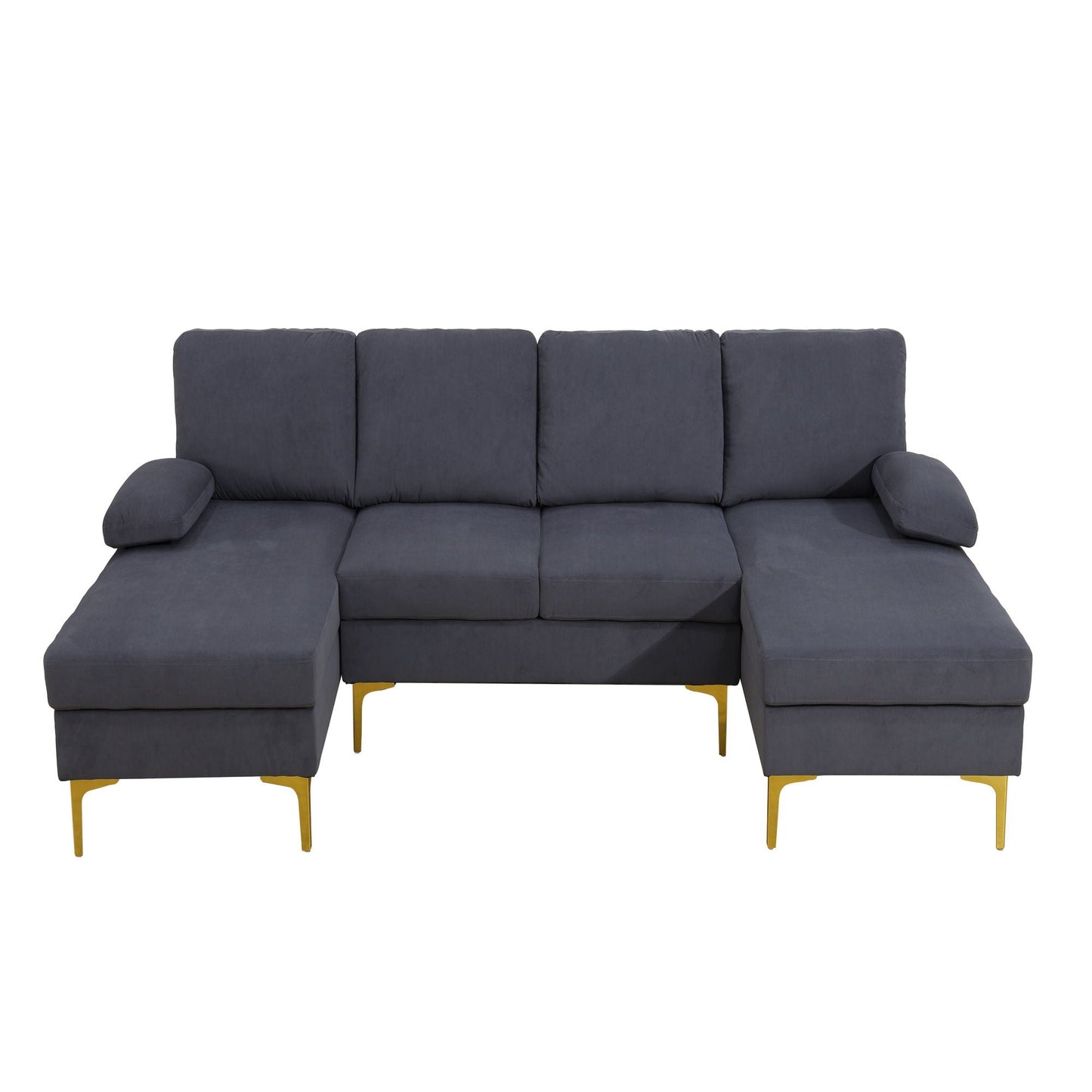 U - Shaped Sectional Sofa With Double Chaise Home Essentials