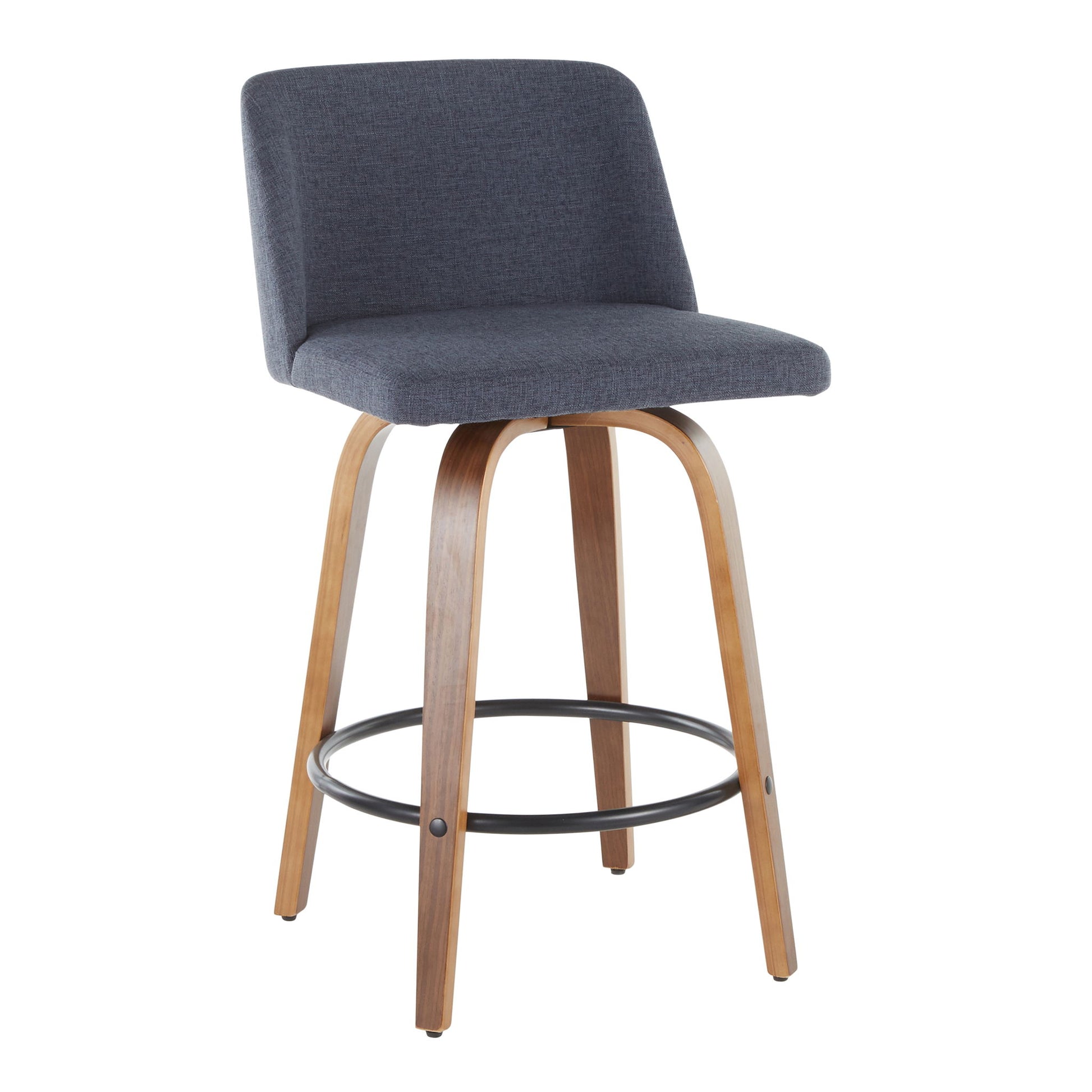 Toriano - Mid Century Modern, Counter Stool (Set of 2) Lumi Source