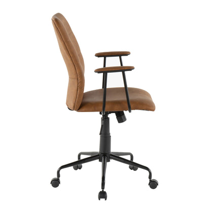 Fredrick - Contemporary Office Chair - Brown Lumi Source