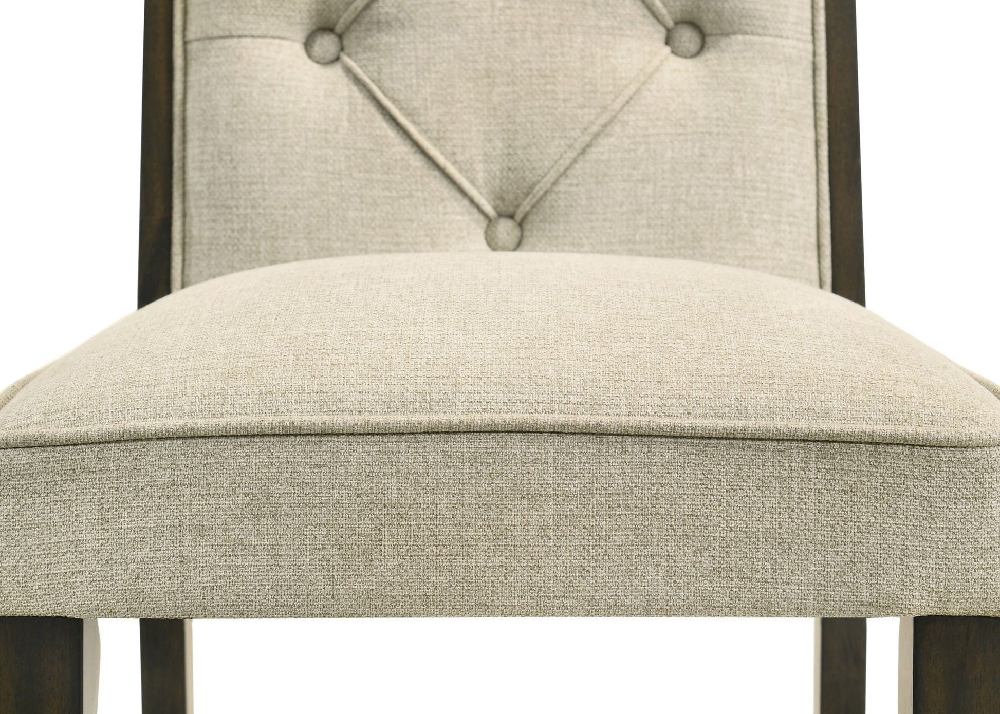 Herbert - Side Chair (Set of 2) - Espresso / Beige Crown Mark