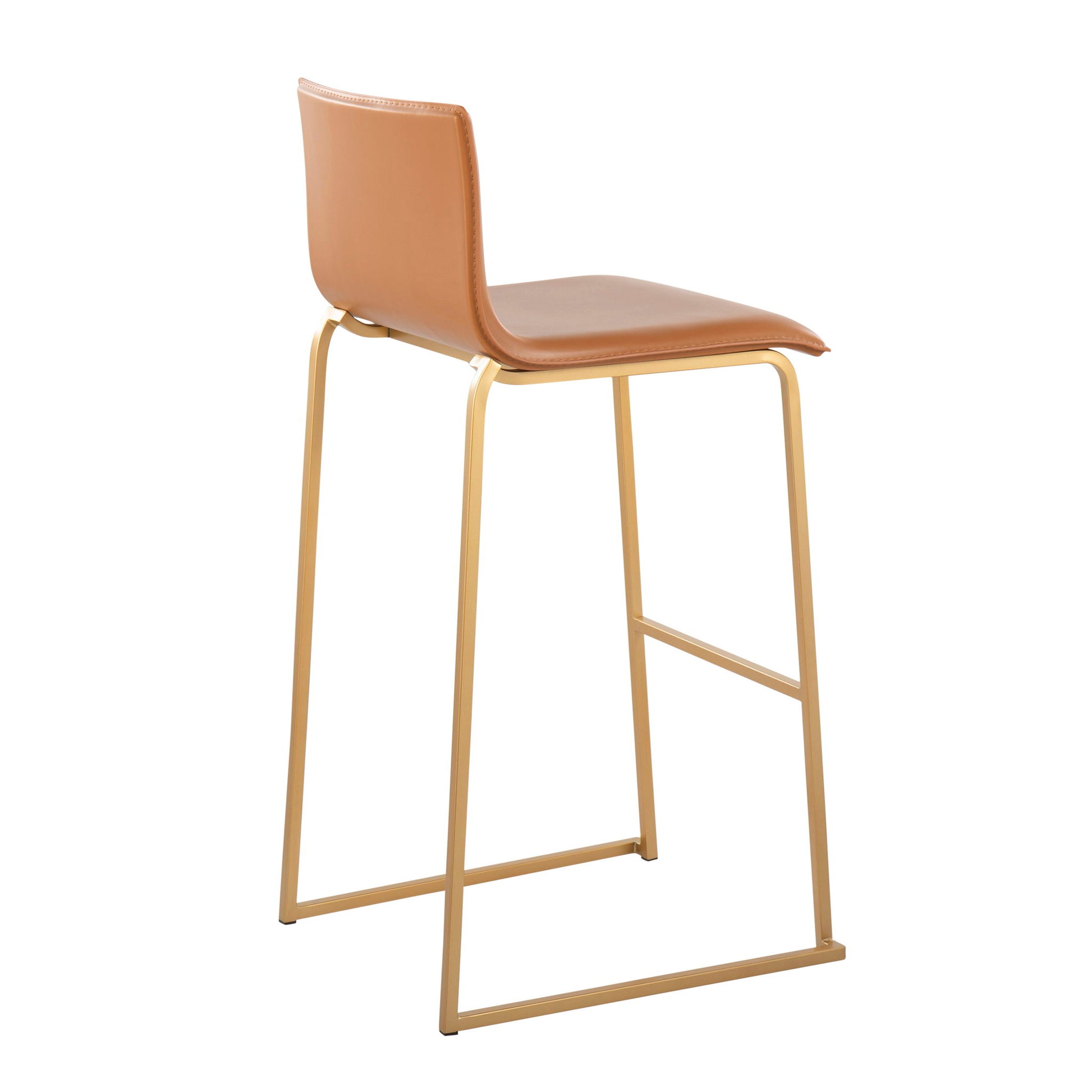 Mara - Contemporary Upholstered Barstool (Set of 2) Lumi Source