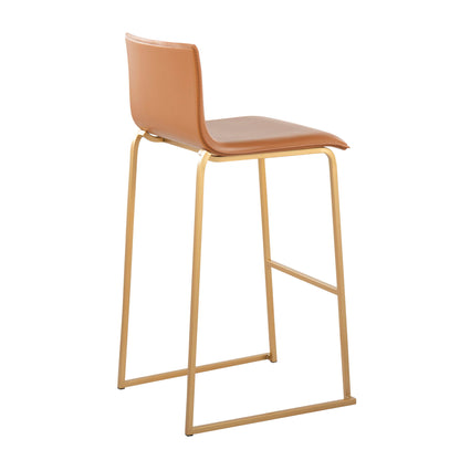Mara - Contemporary Upholstered Barstool (Set of 2) Lumi Source