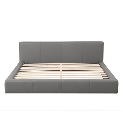 Stylish Upholstered Bed With Birch Wood Frame Noble House
