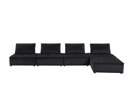 Anna - Stylish Sectional Sofa Ottoman Lilola Home