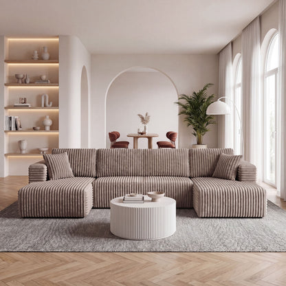U-Shape Modular Sectional Sofa For Living Room Home Essentials