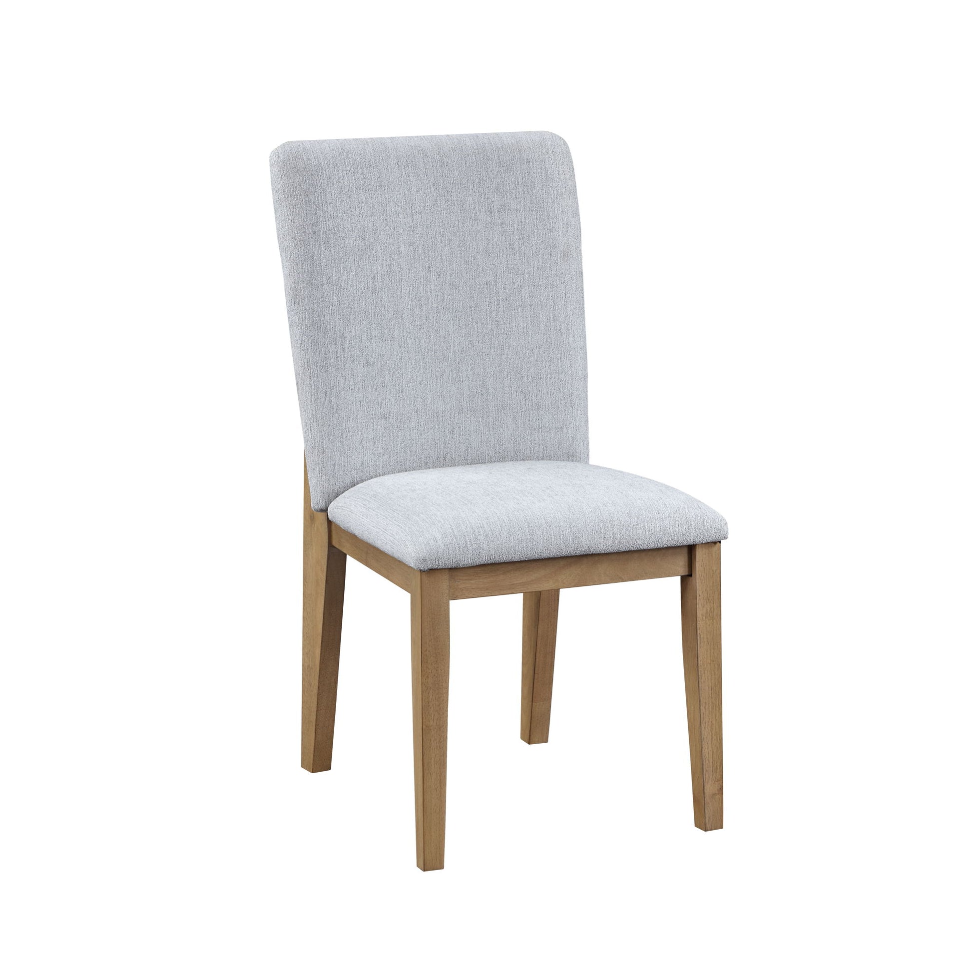 Delphine - Linen Fabric 19" Dining Chair (Set of 2) - Gray Lilola Home