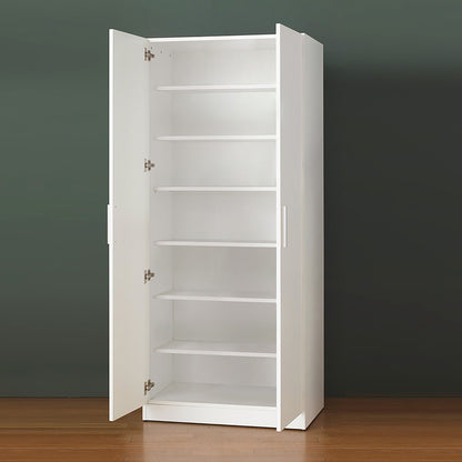 Mia - Farmhouse Shoe Cabinet With 6 Shelves Daily Nest