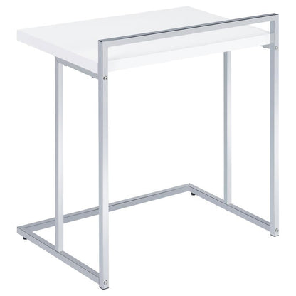 Dani - Rectangular C-Shaped Sofa Side Table CoasterEveryday