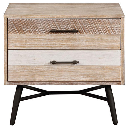 Marlow - 2-Drawer Nightstand - Rough Sawn Multi