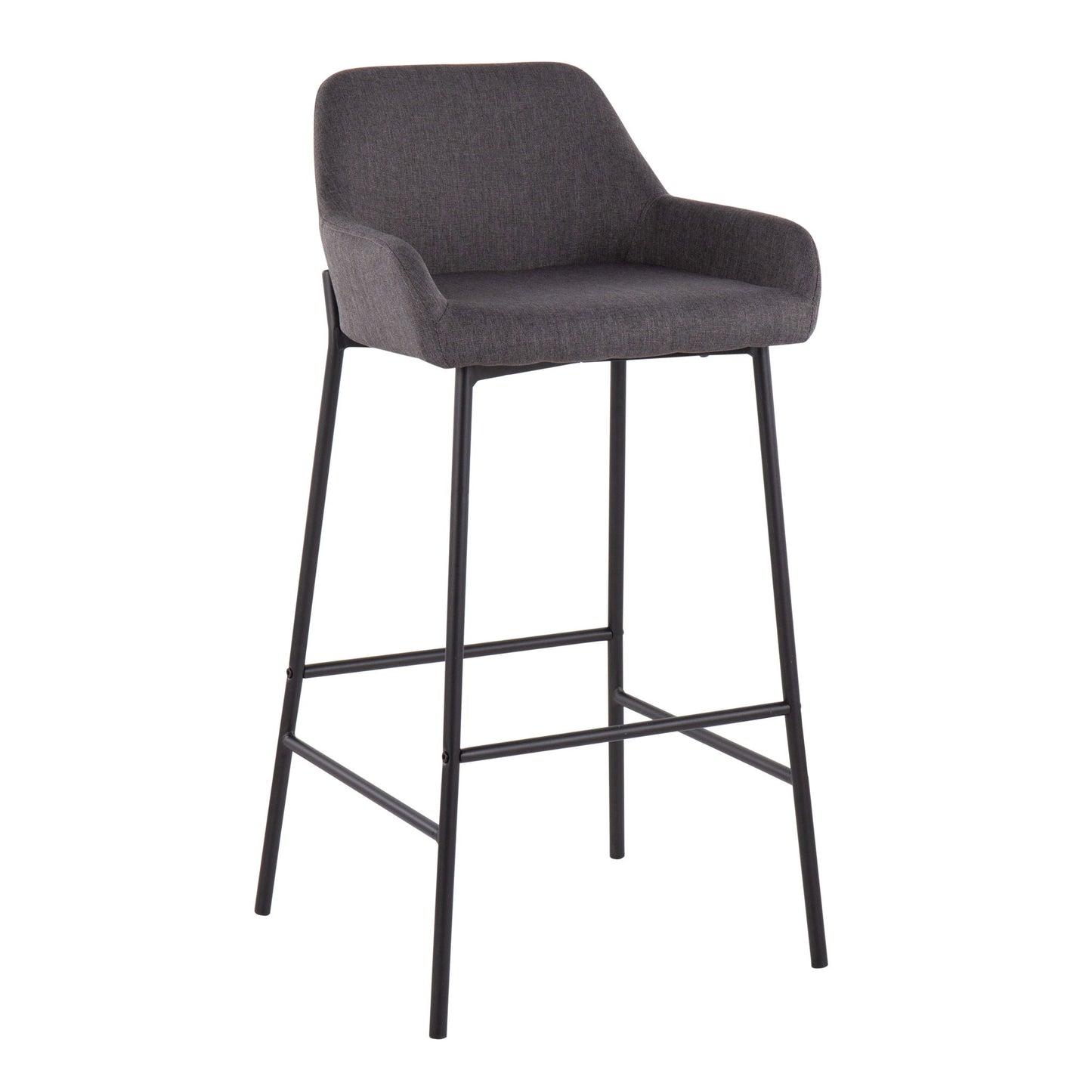 Daniella - Industrial Fixed Height Bar Stool (Set of 2) Lumi Source