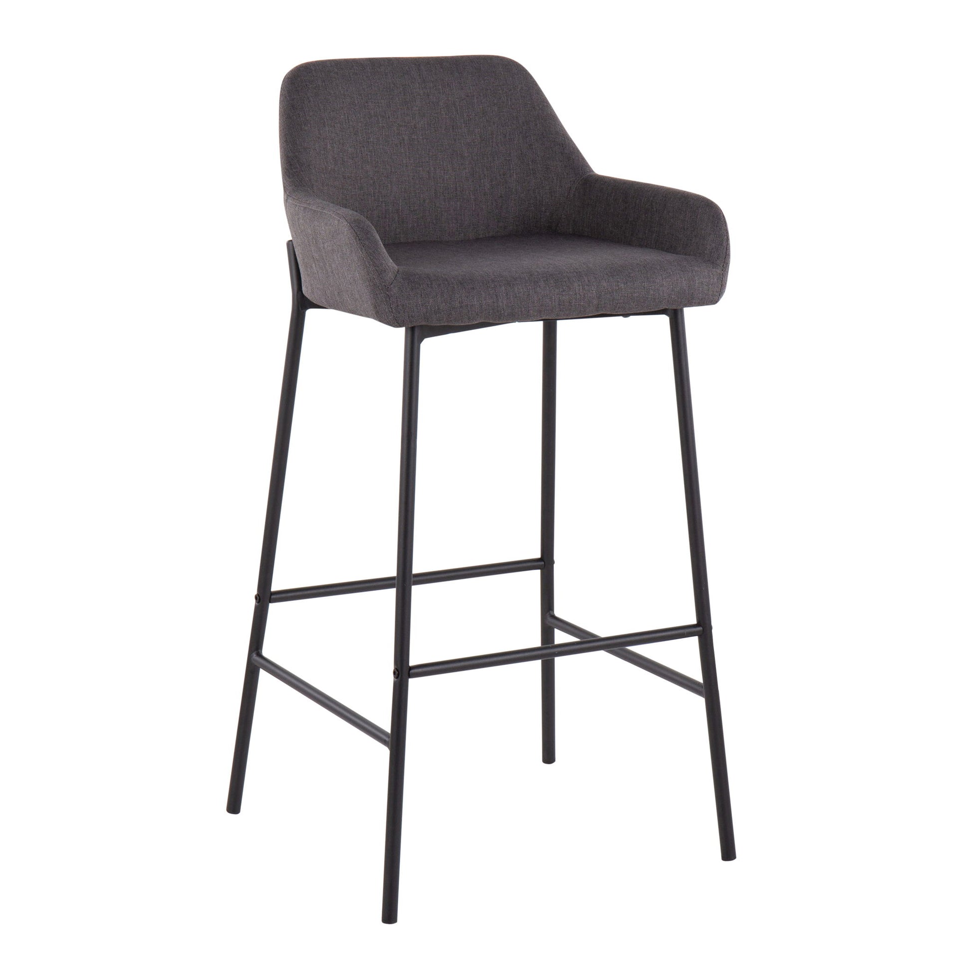 Daniella - Industrial Fixed Height Bar Stool (Set of 2) Lumi Source