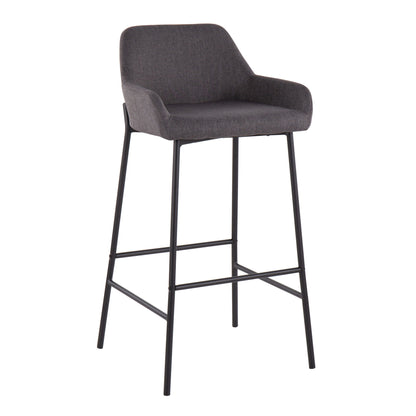 Daniella - Industrial Fixed Height Bar Stool (Set of 2) Lumi Source