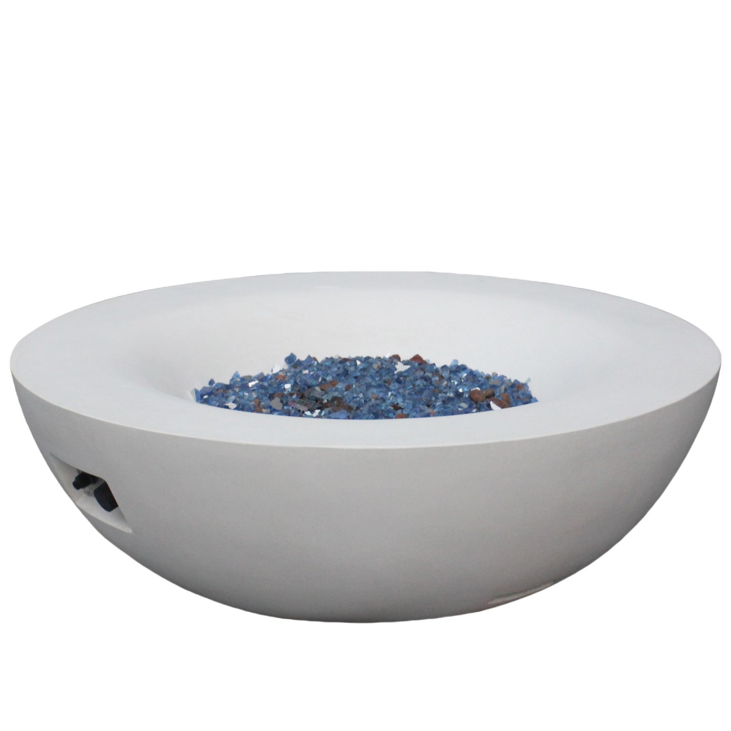 Outdoor Concrete Propane Gas Fire Pit Bowl Home Essentials