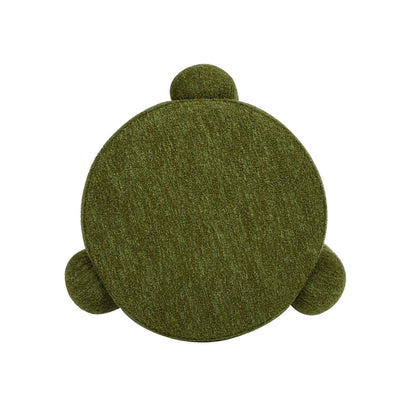 Hugo - Round Fully Upholstered Ottoman Jennifer Taylor Home