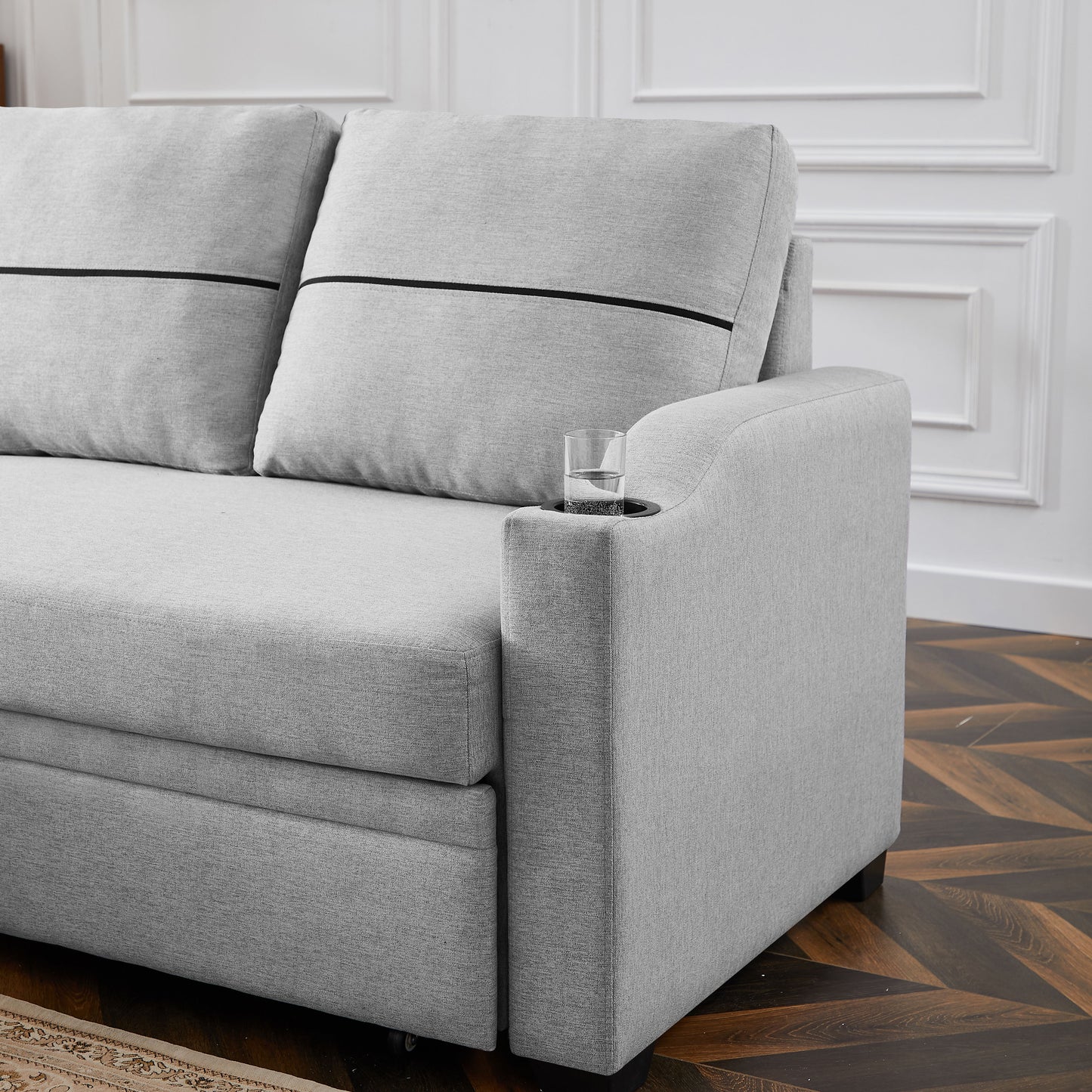 Broaching Pull-Out Storage Sofa