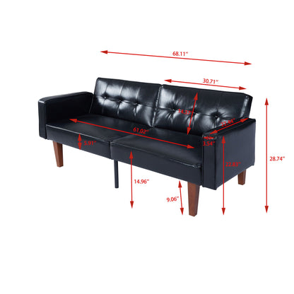 3 Position Split Back Futon Sofa Bed For Living Room Home Essentials