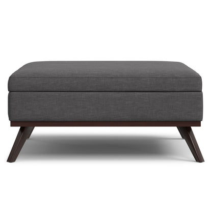 Owen - Multifunctional Square Coffee Table Storage Ottoman Simpli-Home