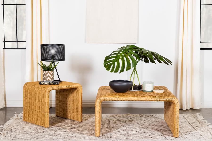 Cahya - Rattan Coffee And End Table Set Coaster Fine Furniture