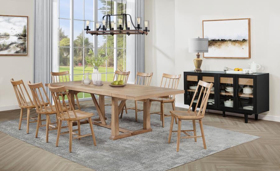 Middleton - 106" Extension Leaf Dining Set Coaster Fine Furniture